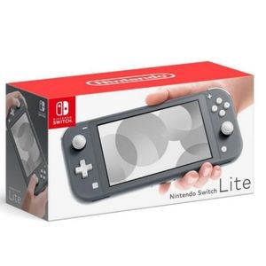 Gray Nintendo switch lite